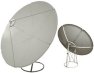 1.5 metre prime focus dish with C-band lnb. S150G.